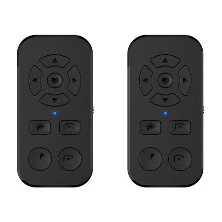 TikTok Scrolling Remote Control for iPhone and Android Smartphones,Bluetooth Page Turner for Kindle App,Camera Photo and Video Clicker for iPhone (2Pack,Black)