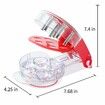 Cherry pitter tool pit remover Push-Pull Six-Hole Seed and Olive Date Quick Pit Remover Easy to use, great kitchen tool