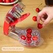 Cherry pitter tool pit remover Push-Pull Six-Hole Seed and Olive Date Quick Pit Remover Easy to use, great kitchen tool