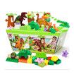 Building Blocks Jurassic Set Children Creative Play Toy Animal World Educational Gift Construction Learning Activity Kids