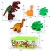 Building Blocks Jurassic Set Children Creative Play Toy Animal World Educational Gift Construction Learning Activity Kids