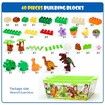 Building Blocks Jurassic Set Children Creative Play Toy Animal World Educational Gift Construction Learning Activity Kids