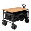 Folding Wagon Cart Beach Picnic Garden Utility Trolley Trailer Barrow Market Grocery Shopping Sports Outdoor Camping Luggage Collapsible 150kg