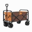 Folding Garden Trolley 150kg Trailer Cart Utility Wagon Barrow Beach Camping Picnic Campervan Sports Market Grocery Shopping with Tabletop