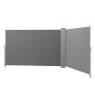 Instahut Side Awning Sun Shade Outdoor Blinds Retractable Screen 1.8X6M Grey