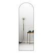 Arch Full Length Mirror Body Free Standing Hanging Floor Leaning for Bedroom Hallway Removable Stand Aluminium Alloy Frame