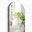 Arch Full Length Mirror Body Free Standing Hanging Floor Leaning for Bedroom Hallway Removable Stand Aluminium Alloy Frame