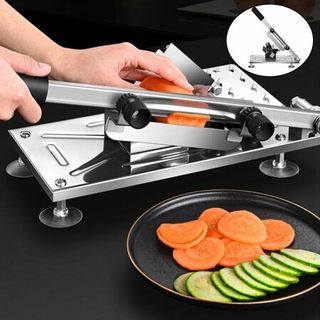 Manual Frozen Meat Slicer Vegetable Cutting Machine Medicine Beef