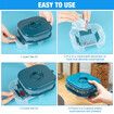 2Pcs Coach Killer Indoor Infestation Efficient Cockroach Trap Double Layer Roach Trap (2 Pieces)
