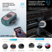 3in1 USB Car Wireless 5.3 AUX Car Adapter, FM Transmitter With TF Card Slot, For Car, Home Audio