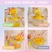 Multifunctional Manual Juicer, Lemon and Lime Juicer with Comfort Grip Handle