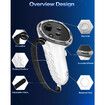 Controller Grips for Oculus Meta Quest 3 Touch Plus Controllers Grip Cover for VR Controllers Straps Silicone Covers Protector,Non-Slip Thumbstick Covers,1Pair,White