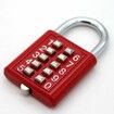 Guard Security 10 Digit Push Button Combination Padlock, 5 Digit Locking Mechanism