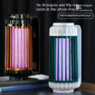 Bug Zapper Indoor Plug in Mosquito Killer Trap Zapper, Electric Gnat Fly Trap Zapper for House Indoor Bug Killer Light Eliminates Flying Pests for Home
