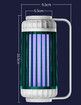 Bug Zapper Indoor Plug in Mosquito Killer Trap Zapper, Electric Gnat Fly Trap Zapper for House Indoor Bug Killer Light Eliminates Flying Pests for Home