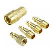 Brass Industrial Quick Coupler Set 5 Pc (Solid Brass)