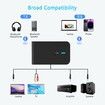 Bluetooth 5.0 Transmitter Receiver for TV and Wireless Headphones,2-in-1 Bluetooth Adapter,Wireless Transmitter for TV,PC,MP3,Gym,Airplane Use with Any 3.5 mm Audio Jack