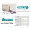 ALFORDSON Shoe Cabinet Organiser Storage Rack Drawer Shelf 21 pairs White