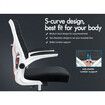 ALFORDSON Mesh Office Chair Executive Computer Tilt Fabric Seat Racing Work Black & White