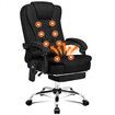 ALFORDSON Office Chair Massage Heated Seat Fabric Black