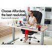 ALFORDSON Office Chair Massage Heated Seat Fabric Black