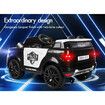 ALFORDSON Kids Police Ride On Car 12V Electric Toy Patrol Remote Control Black