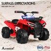 ALFORDSON Kids Ride On Car Electric ATV Toy With LED Lights Green