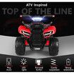 ALFORDSON Kids Ride On Car Electric ATV Toy With LED Lights Green