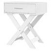 ALFORDSON Bedside Table Nightstand Side Storage Cabinet French Country White