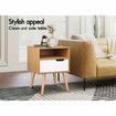 ALFORDSON 2x Bedside Table Nightstand Side Storage Cabinet Scandinavian White