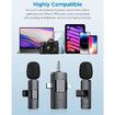 3 in 1 Wireless Microphone,Mini Microphone,USB C Microphone,iPhone Mic,2.4G Ultra-Low Delay,Microphone for iPhone/Android/Video Recording/Vlog