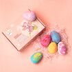 6 Pack Pink-Bubble Bath Bombs with Suprise Toys Gifts Inside,Natural Organic Bath Bomb Princess Easter Egg Valentines Christmas Birthday Gift