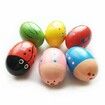 6 Pack Wooden Percussion Musical Shake Eggs Easter Egg Shakers for Kids Boys Girls Toddlers Easter Gifts Easter Basket Stuffers Fillers