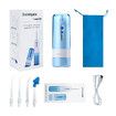 Rechargeable Oral Irrigator Water Flosser Dental Tooth Cleaning Device 4 Modes 200ML Water Tank Teeth Cleaner With 5 Jet Tips