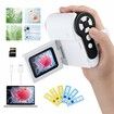 Microscope for Kids,1000X Handheld Microscope with 6 Adjustable LED Lights,2&quot; LCD Screen Mini Microscope Valentines Day Gifts for Kids Age3+,32GB SD Card Including - White