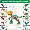 12PCS Easter Eggs Building Blocks Toys for Kids Age 6 to 12