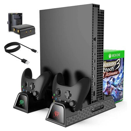 Cooling Stand for Game Controller, Dual Controller Charging Station