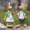 Rabbit Ornament Decor Resin Crafts Outdoor Statues Bunny Model Easter Decoration