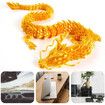 3D Printed Dragon in Egg,Full Articulated Dragon Crystal Dragon with Dragon Egg,Flexible Joints Home Decor Executive Desk Toys,Home Office Decor Executive Desk Toys (Gold)