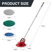 4 in 1 Floor Spin Mop Cordless Electric Spinning Cleaner Scrubber Polisher Sweeper Waxer Washer Cleaning Machine with Pad for Tile Wood Marble