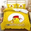 3 Piece 180*200cm Anime Bedding Set 1 Duvet Cover 2 Pillowcases Ultra Soft Comfortable Bed Set Cover for Kids Boys Teens Gifts