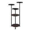 5 Tier Plant Stand Flower Pot Metal Corner Shelf Holder Indoor Display Unit Outdoor Garden Plywood Storage Rack