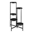 5 Tier Plant Pot Stand Metal Foldable Flower Holder Corner Shelf Display Unit Indoor Outdoor Garden Shelves Storage Rack