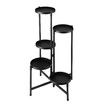 5 Tier Plant Pot Stand Metal Foldable Flower Holder Corner Shelf Display Unit Indoor Outdoor Garden Shelves Storage Rack