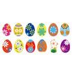 16 Pieces Easter Egg Outdoor Hanging Ornaments Decorations Happy Easter Hanging Porch & Tree Yard Lawn Decor - Double-Side Printed