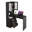 Computer Office Desk Bookcase Study Gamer Writing Laptop Table Wooden Storage Organiser Furniture with Drawers Cabinets