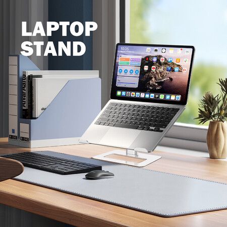 Laptop Stand Holder Ergonomic Adjustable Notebook Computer Riser Macbook PC Monitor Desk Station for 10 to 15.6 Inch Screen