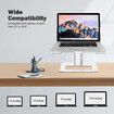 Laptop Stand Holder Ergonomic Adjustable Notebook Computer Riser Macbook PC Monitor Desk Station for 10 to 15.6 Inch Screen