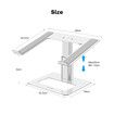 Laptop Stand Holder Ergonomic Adjustable Notebook Computer Riser Macbook PC Monitor Desk Station for 10 to 15.6 Inch Screen