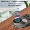 Smart Lock, 3 In 1 Keyless Entry Door Lock With Fingerprint, Code, Key, Smart Code Biometric Door Lock For Home Apartment Office